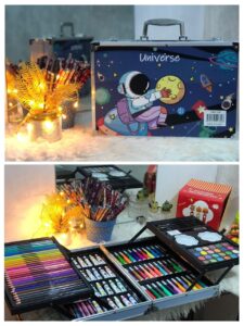premium unicorn kuromi universe 145 pcs colour box set for kids