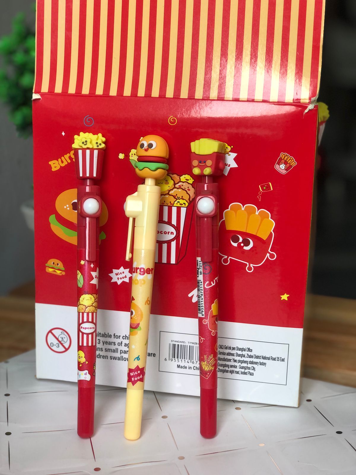 cute fast food gel pen set – kawaii 0.5mm black ink pens for school, office & journaling 🍟🍔🌭 cute fast food gel pen set – kawaii 0.5mm black ink pens for school, office & journaling 🍟🍔🌭