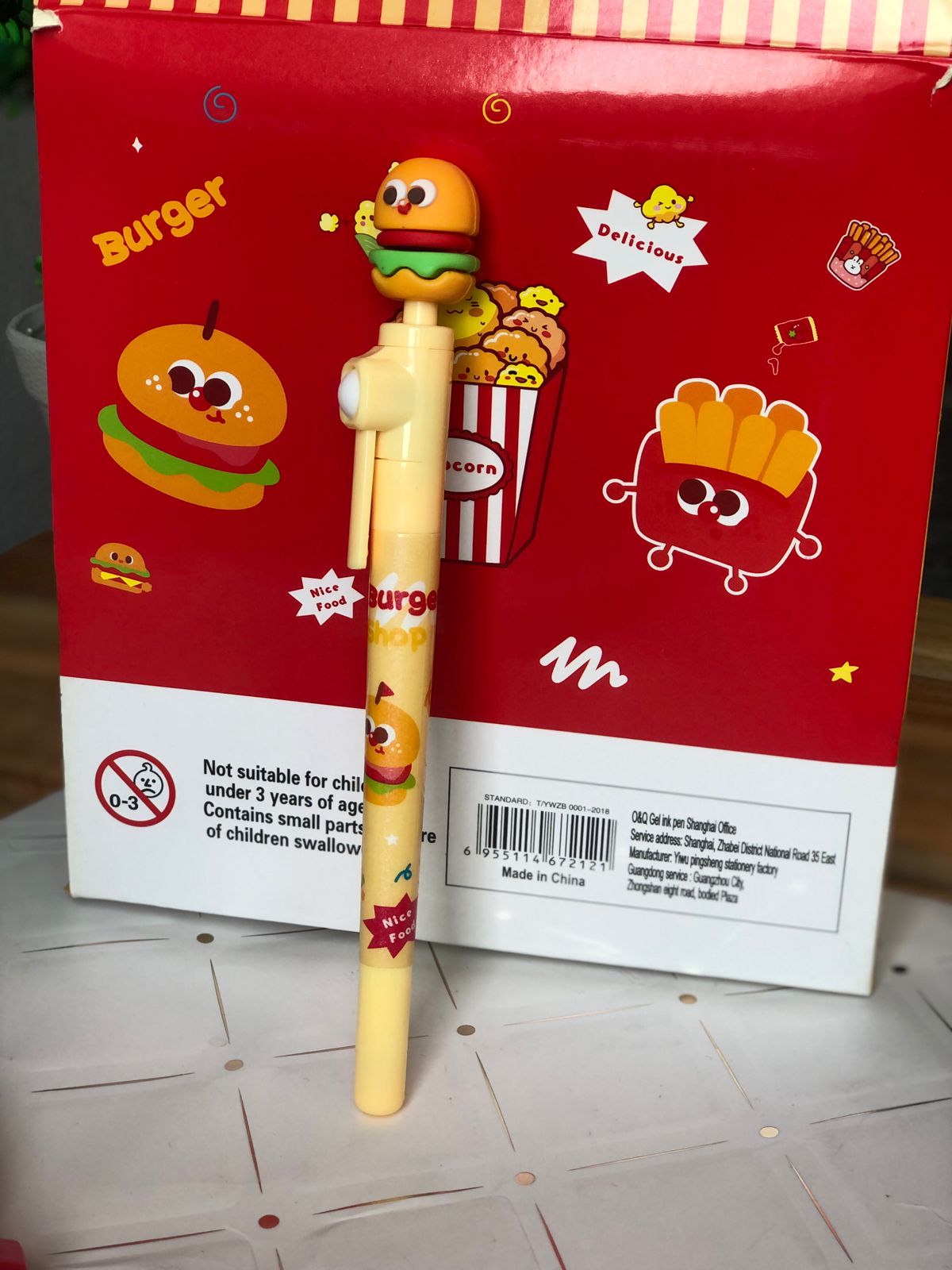 cute fast food gel ball pen set – kawaii 0.5mm black ink pens for school, office & journaling 🍟🍔🌭 cute fast food gel ball pen set – kawaii 0.5mm black ink pens for school, office & journaling 🍟🍔🌭