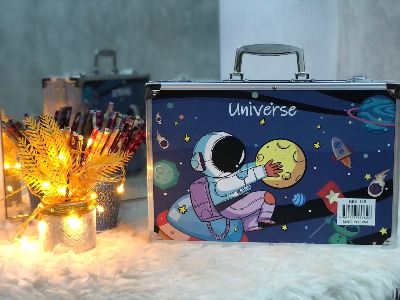 🎨 145 pcs premium aluminum art & coloring set – complete creative kit for kids & artists 🖌️✨ 🎨 145 pcs premium aluminum art & coloring set – complete creative kit for kids & artists 🖌️✨