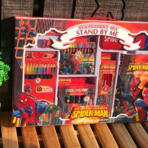 🕷️ spider man premium stationery gift set for kids | complete school supplies kit | gift box