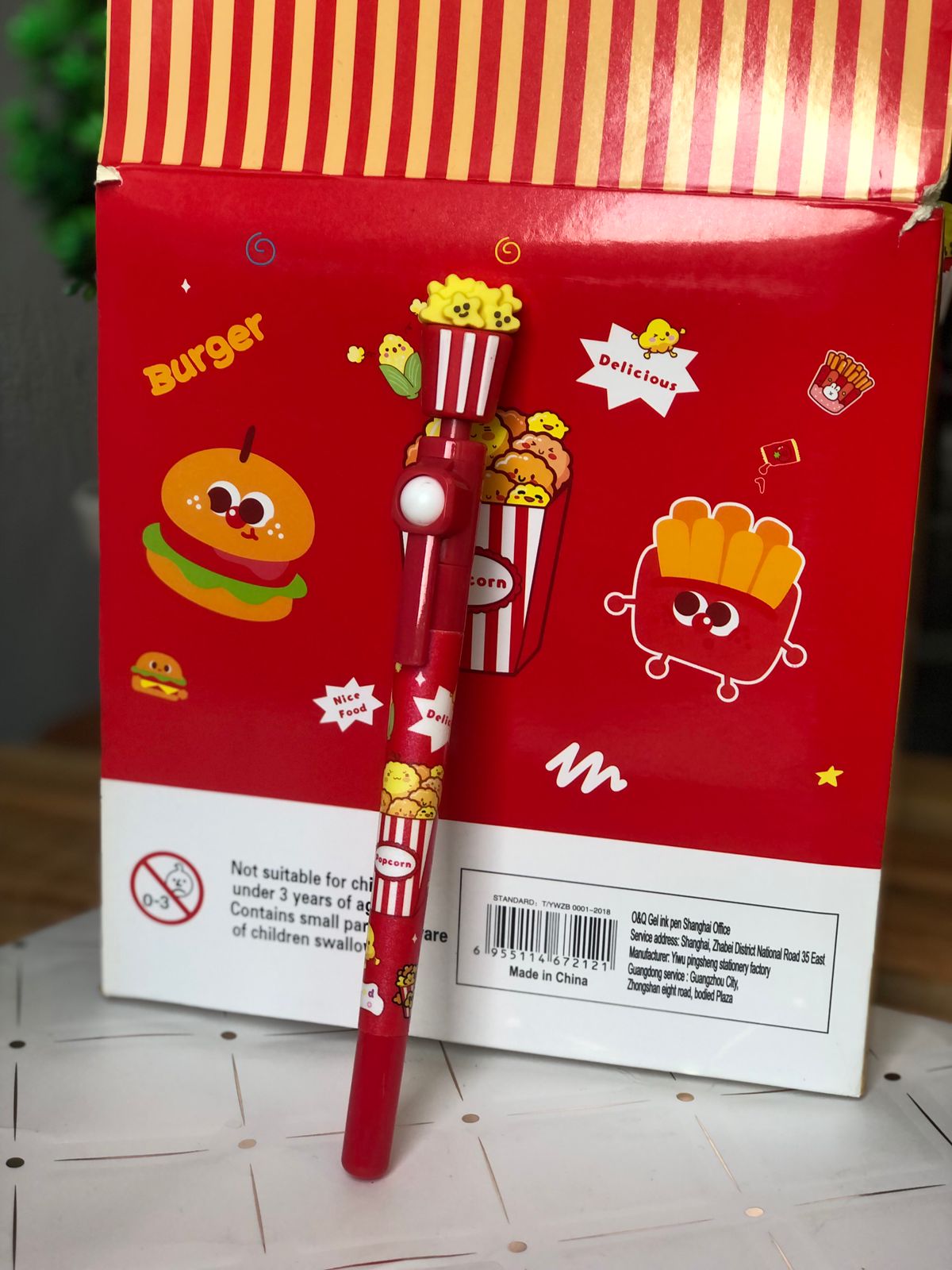 cute fast food gel ball pen set – kawaii 0.5mm black ink pens for school, office & journaling 🍟🍔🌭 cute fast food gel ball pen set – kawaii 0.5mm black ink pens for school, office & journaling 🍟🍔🌭