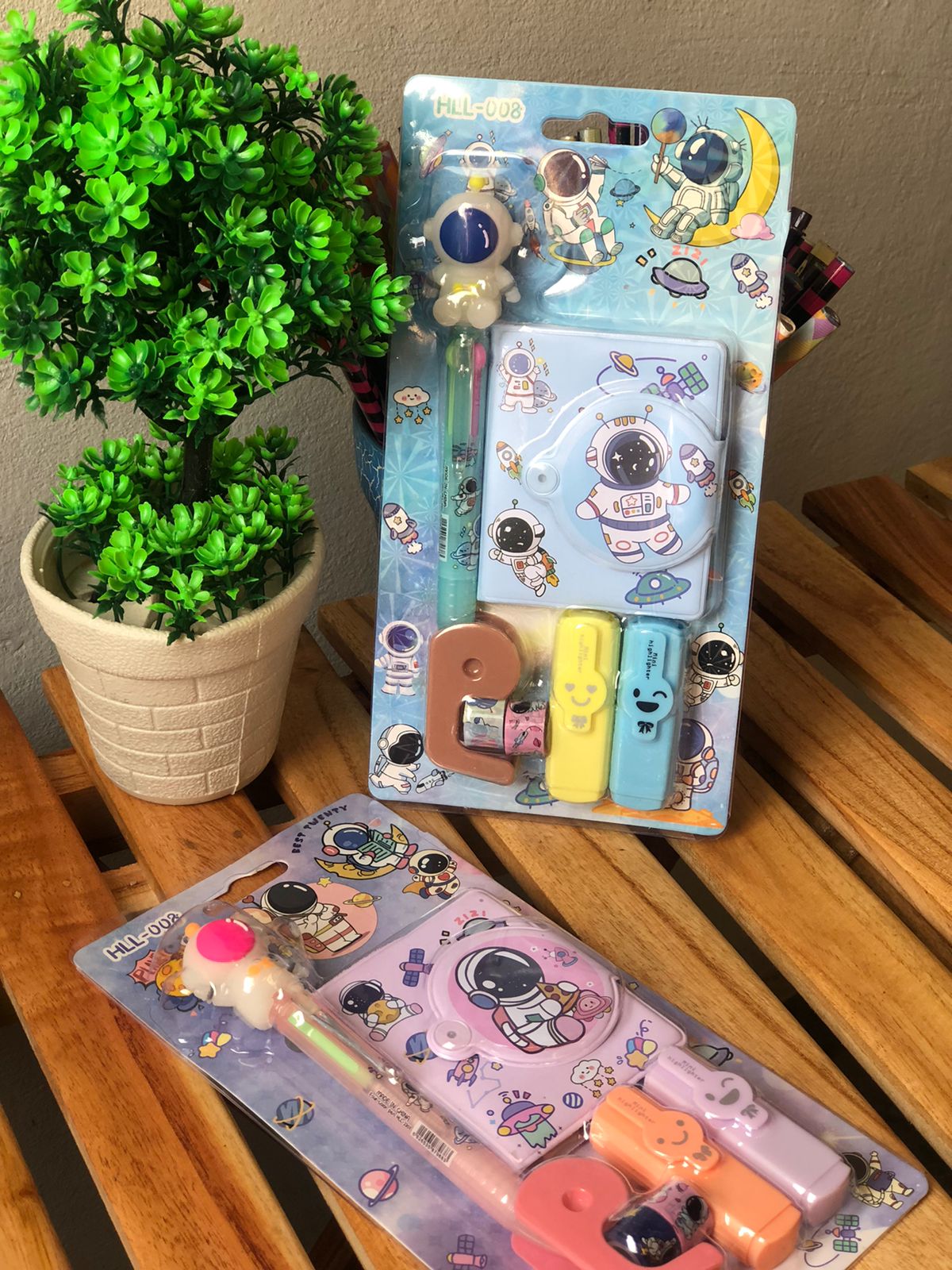 astronaut premium stationery gift set with password diary, 6 color pen & highlighters ๐ astronaut premium stationery gift set with password diary, 6 color pen & highlighters ๐
