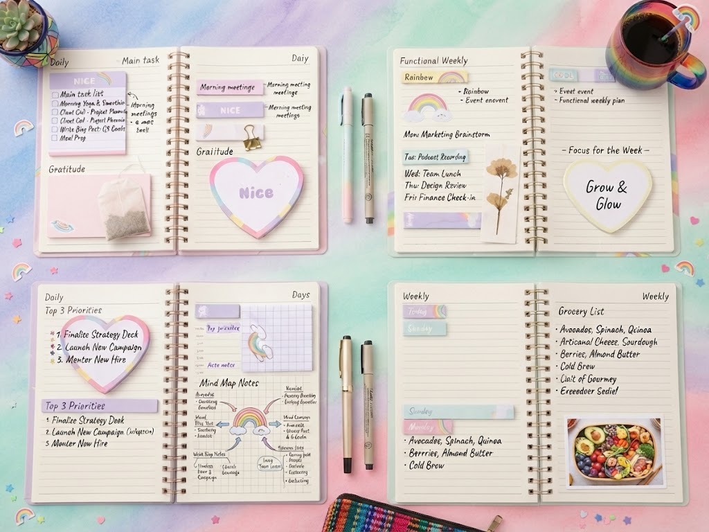 🌈 rainbow sticky notes memo pad set – cute pastel self adhesive index tabs & memo notes for study, office & journaling 🌈 rainbow sticky notes memo pad set – cute pastel self adhesive index tabs & memo notes for study, office & journaling