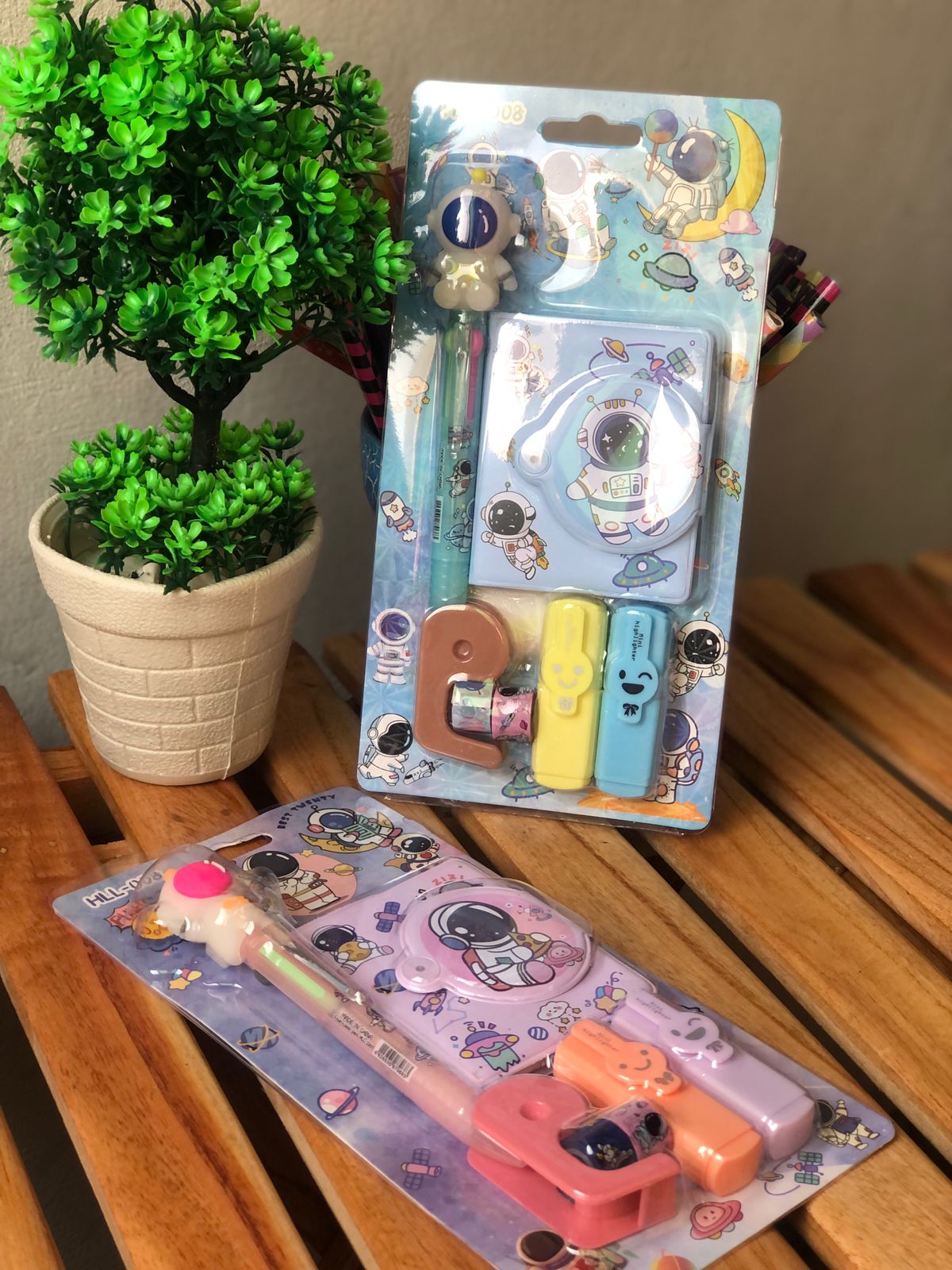 astronaut premium stationery gift set with password diary, 6 color pen & highlighters ๐ astronaut premium stationery gift set with password diary, 6 color pen & highlighters ๐