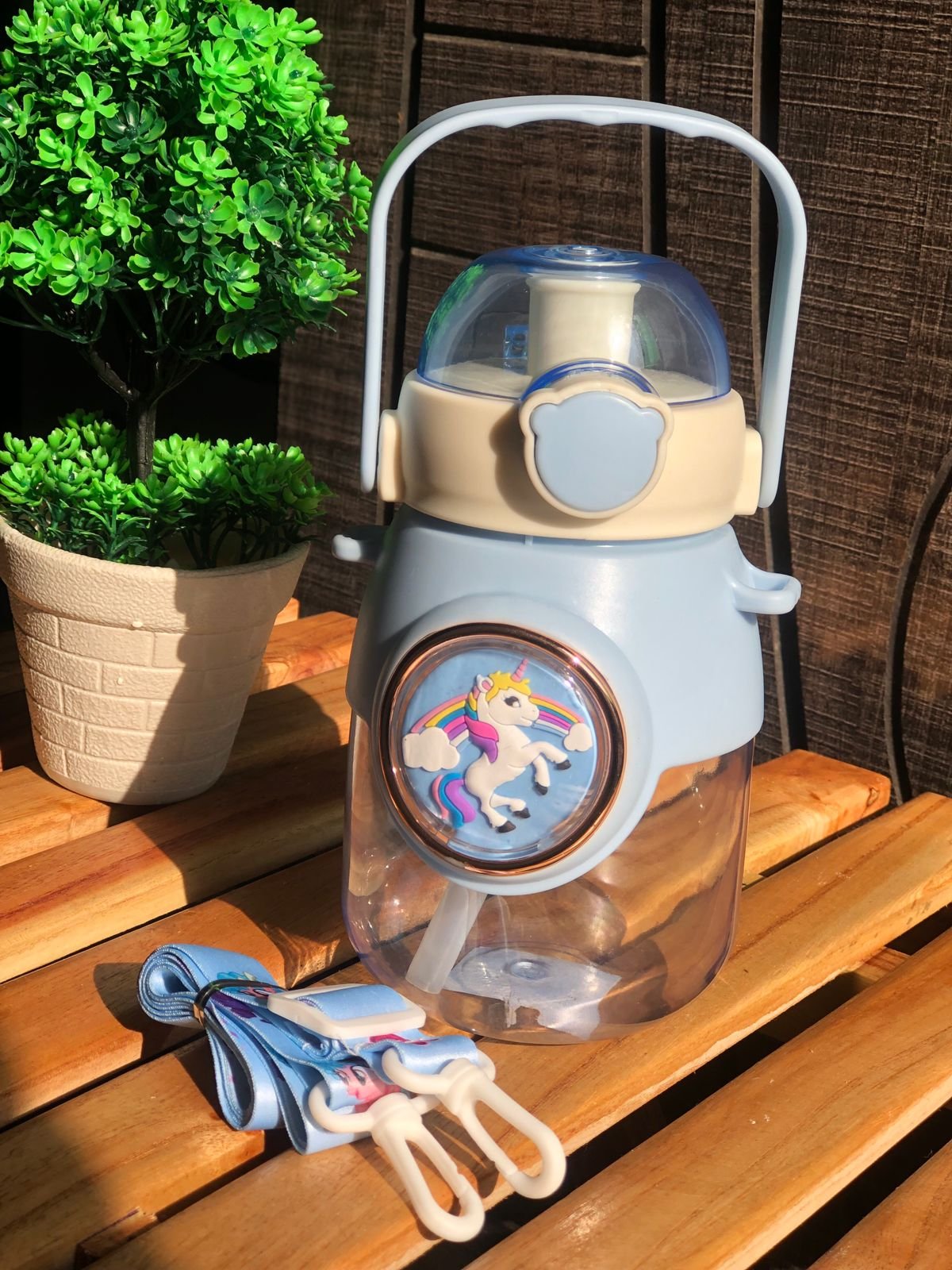 💧 kids cartoon water bottle with straw & carry strap | leak proof school water bottle | bpa free drinking bottle 💧 kids cartoon water bottle with straw & carry strap | leak proof school water bottle | bpa free drinking bottle